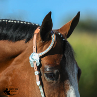 Billy Royal® Engraved One Ear Headstall Western Bridles