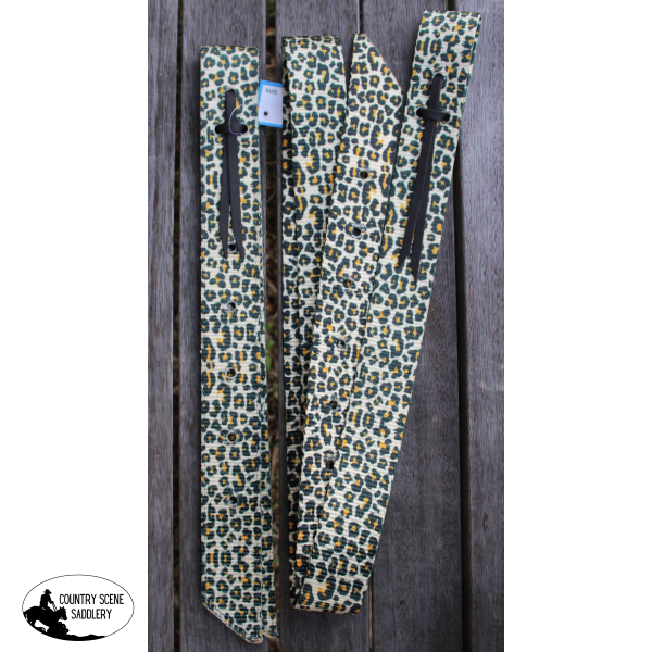 New! CSS  Turquoise Paisley Latigo Set. main image 0