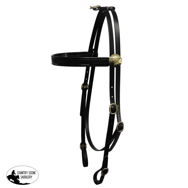 Deluxe Race Bridle Brass Breastplates