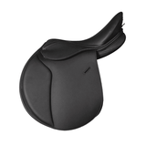 Jeremy & Lord Synthetic Gp Saddle - Adjustable Gullet Black Dressage