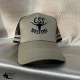 New! Css Western Caps Kahki/Black