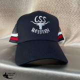New! Css Western Caps Navy/Red