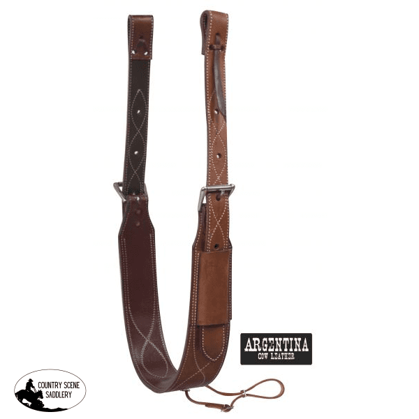 Showman ® 3 Wide Argentina Cow Leather Back Cinch. Back Cinch