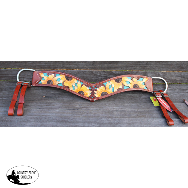 Showman ® Hand Painted Sunflower tripping – Country Scene