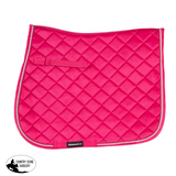 Showmaster Velvet Gp Saddle Pad With Bamboo Lining Hot Pink English Pads
