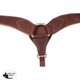 Weaver Horizons Collection Roper Breastcollar Full / Brown Western Breastplate