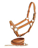 Halter Leather Chestnut - Country Scene Saddlery and Pet Supplies