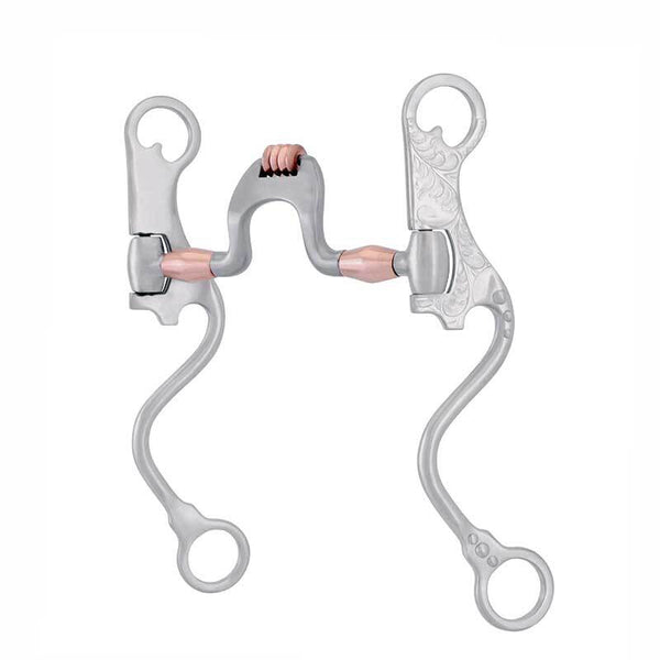 New! Francois Gauthier Reining Collection - FG Western Roller Spoon Shank Bit