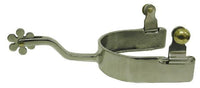 New! Long Shank Western Spur, Stainless Steel