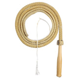 New! 6 Ft Waxed Braided Bull Whip - Made in USA - Country Scene Saddlery and Pet Supplies