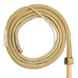 New! 8 Ft Waxed Braided Bull Whip - Made in USA - Country Scene Saddlery and Pet Supplies