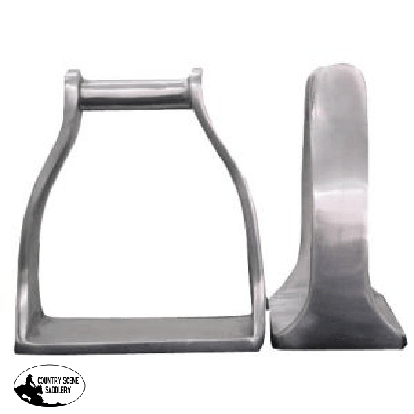 022128 - Polished Aluminium Oxbow Barrel Irons