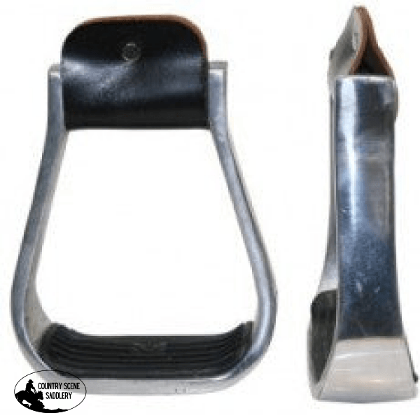 023142 - Alumunium Barrel Racer Stirrup W/Pad Irons