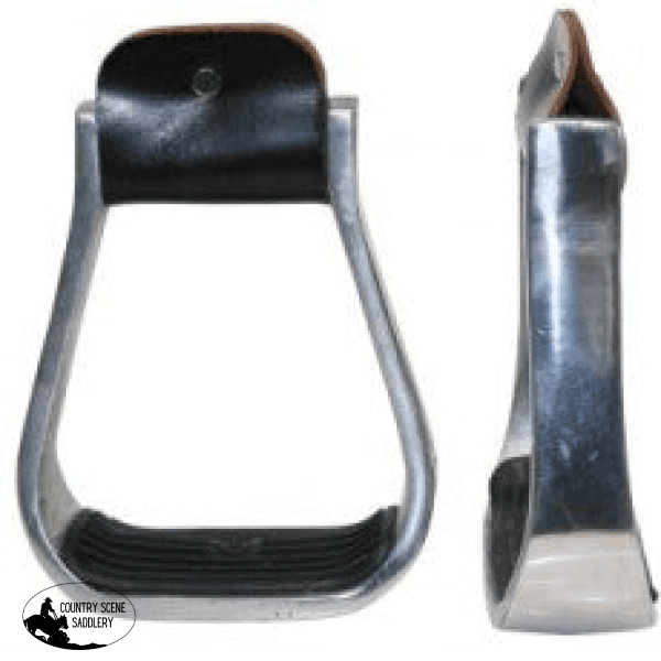 023142 - Alumunium Barrel Racer Stirrup W/Pad Irons