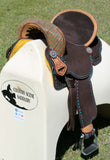 CSS Lightweight02 Buckstitched hornless Barrel Saddle - Country Scene Saddlery and Pet Supplies