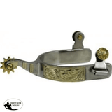 087801L - Roping Spur Ladies with Silver Trim - Country Scene Saddlery and Pet Supplies