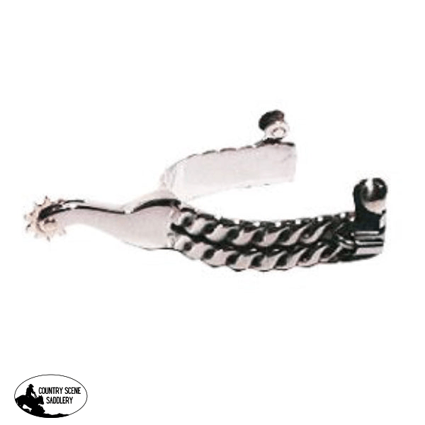 088868 - Double Twisted Wire Band Spur Western Spurs