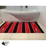 090019 - Boho Western Floormat Red/Black Homewares