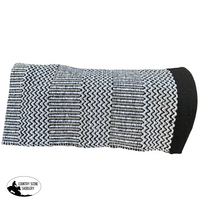 090028 - Double Weave Navajo Saddle Pad Silver Grey Western Pads