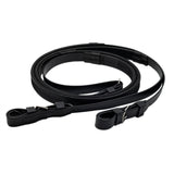 NEW! Syd Hill PVC SS Buckle End Reins-White - Country Scene Saddlery and Pet Supplies