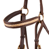 NEW! Syd Hill Rawhide Browband Barcoo Bridle Head-Havana - Country Scene Saddlery and Pet Supplies