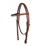 New! Syd Hill Classic Western Bridle- Havana,Chestnut & Havana - Country Scene Saddlery and Pet Supplies
