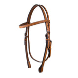 New! Syd Hill Classic Western Bridle- Havana,Chestnut & Havana - Country Scene Saddlery and Pet Supplies