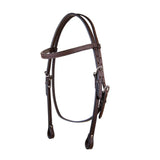 New! Syd Hill Classic Western Bridle- Havana,Chestnut & Havana - Country Scene Saddlery and Pet Supplies