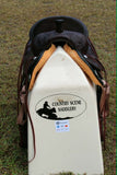 New! 6808 OYSTER CREEK TRAIL - Chocolate Suede - Western Saddles