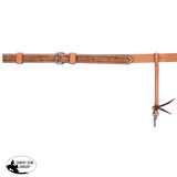 1 1/2’’ Floral Flank Cinch - Antique - Back Cinch