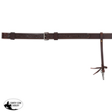 1 1/2’’ Floral Flank Cinch - Walnut - Back Cinch
