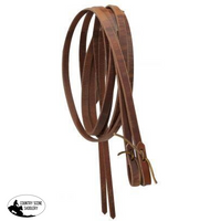 New! 1/2 Leather Reins With Water Loop Ends. 8 Ft Long. Made In Usa