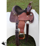 10,12 and 13 inch Buffalo Youth Barrel Style Saddle.