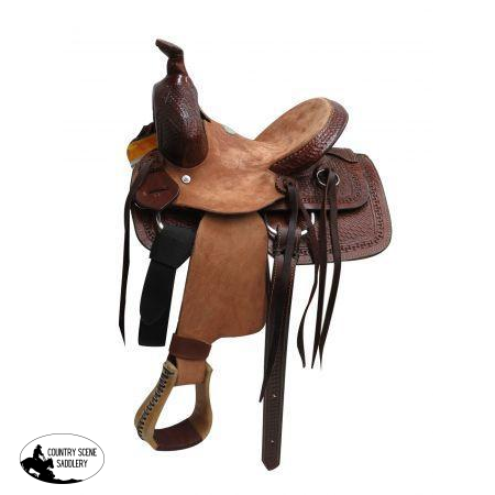 New! 10 Buffalo Pony/youth Barrel Style Saddle Posted*