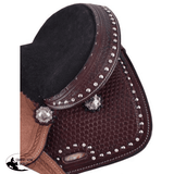 10 Double T Pony Saddle With Basketweave Western Barrel Youth