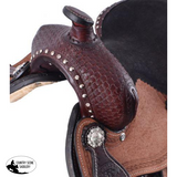 10" Double T pony saddle with basketweave - Country Scene Saddlery and Pet Supplies