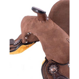 New! 10 Double T Youth Hard Seat Barrel Style Saddle With Extra Deep Seat. ~ Posted.*
