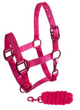 Showman ® Pony triple ply nylon halter and lead rope - Country Scene Saddlery and Pet Supplies