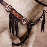 New! Dusty Rose One Ear Headstall - Country Scene Saddlery and Pet Supplies