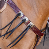 New! Kingsley Breast Collar - Full/Cob / Chestnut - Tack Sets