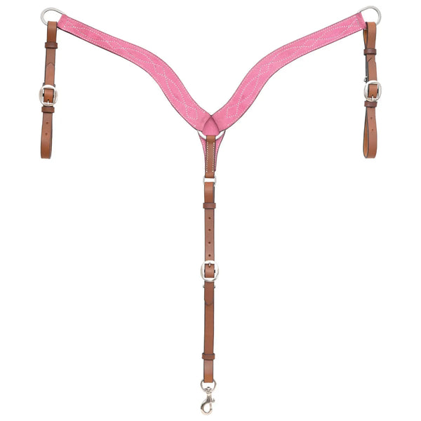 New! Marfa Lights Suede Breast Collar Royal Pink