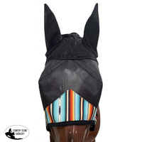 1178048 #2 178048 Showman ® Serape Southwest Print Accent Fly Mask With Ears. Fly Veil