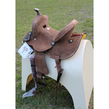 12", 13" Double T Youth Hard Seat Barrel Full QH Bars - Country Scene Saddlery and Pet Supplies