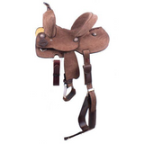 12", 13" Double T Youth Hard Seat Barrel Full QH Bars - Country Scene Saddlery and Pet Supplies