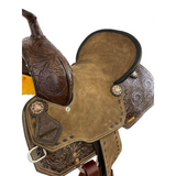 New! 10 12/ 13 Double T Youth Hard Seat Barrel Style Saddle. Posted.