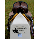 12’’/ 13’’ Double T Youth Hard Seat Barrel style saddle.