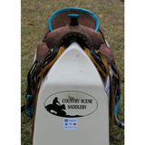 12"/ 13" Double T Youth Hard Seat Barrel style saddle. - Country Scene Saddlery and Pet Supplies