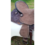 New! 10 12/ 13 Double T Youth Hard Seat Barrel Style Saddle. Posted.