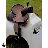 12’’/ 13’’ Double T Youth Hard Seat Barrel style saddle.