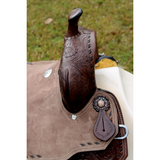12’’/ 13’’ Double T Youth Hard Seat Barrel style saddle.